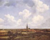 雅各布凡雷斯达尔 - Landscape With Church And Village